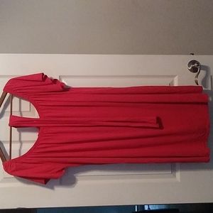 Belted shift dress